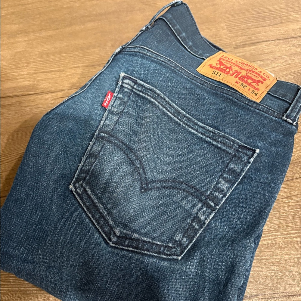 Levi's Men's Dark Blue Slim Jeans